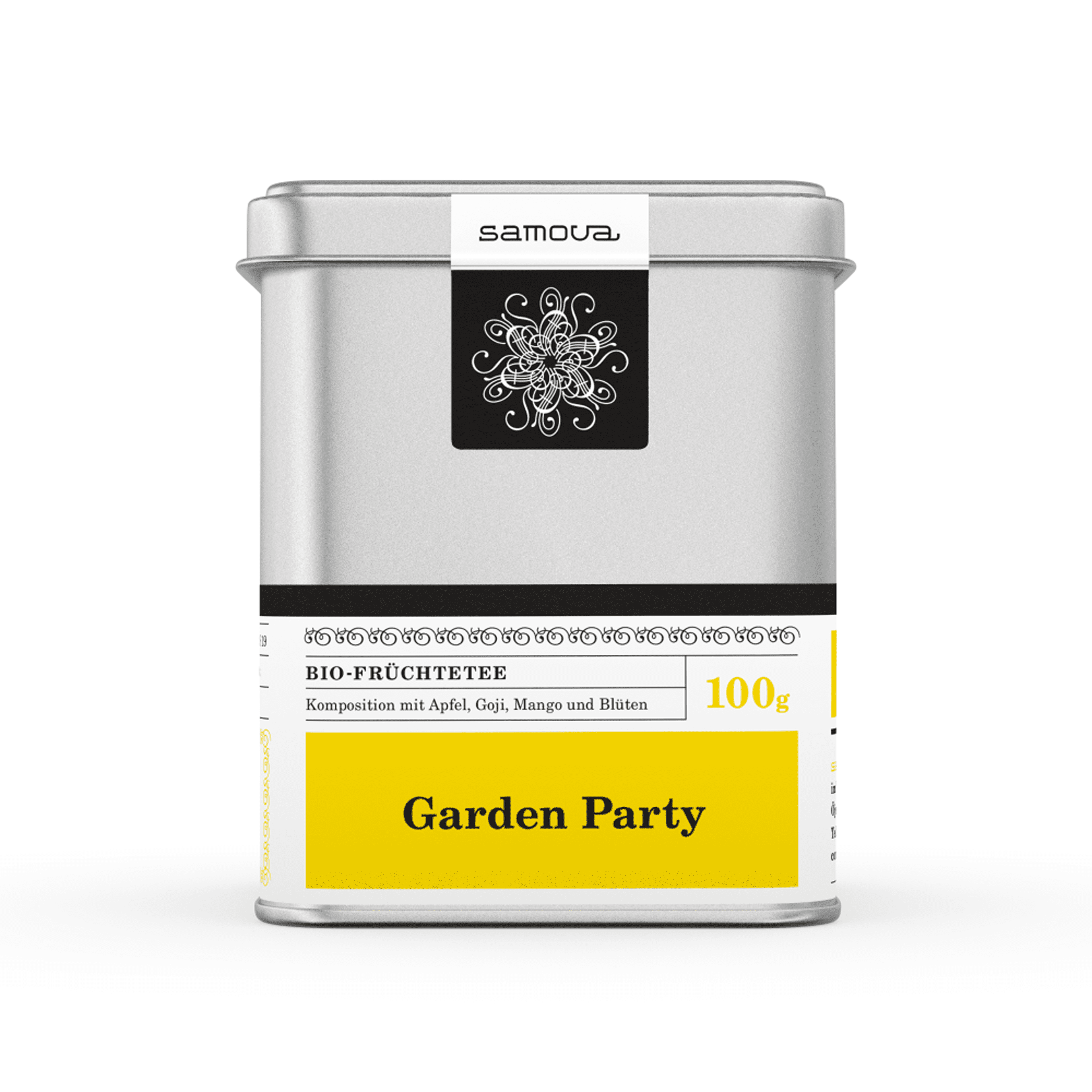 Can of Garden Party tea