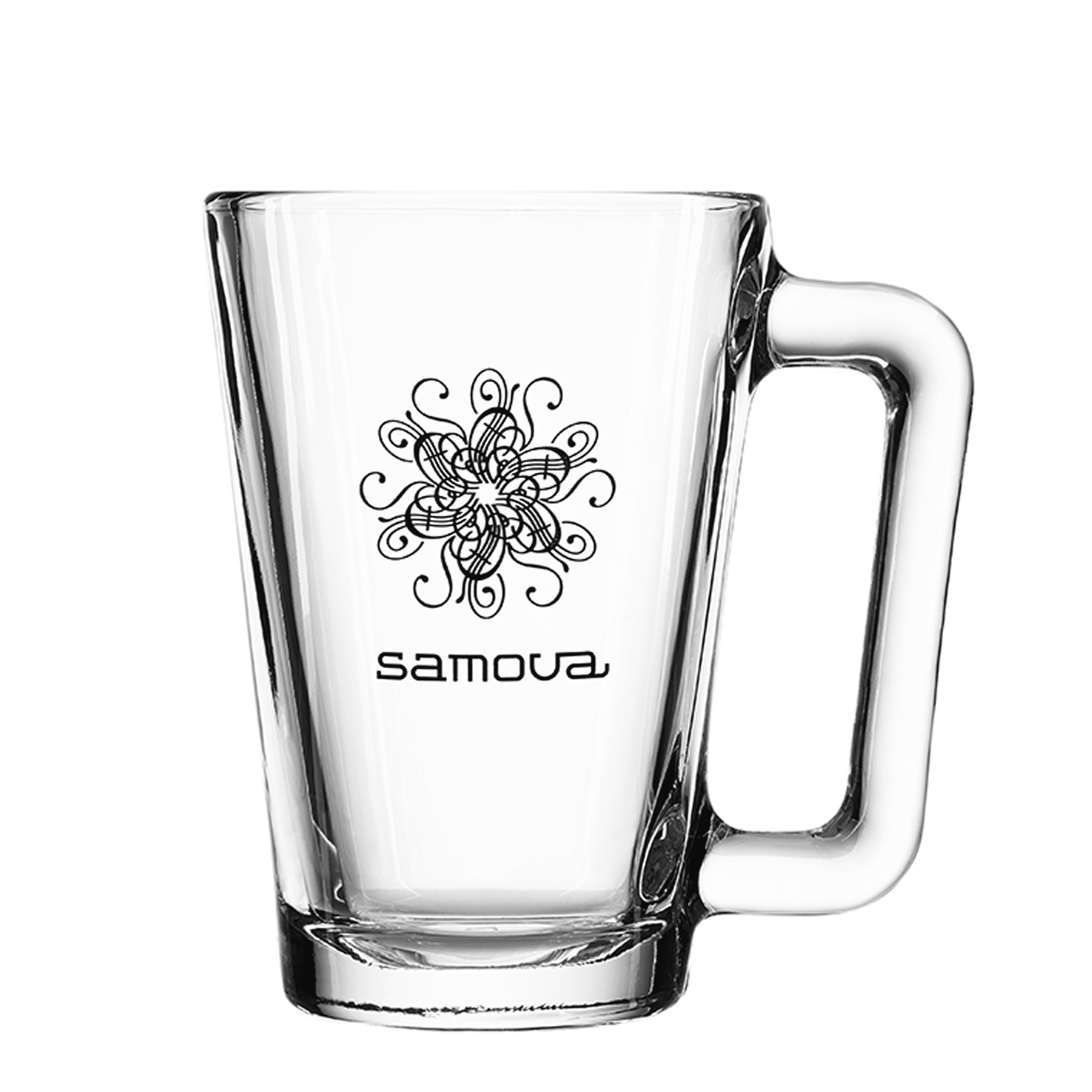 Teeglas 0,26 l mit Henkel von samova