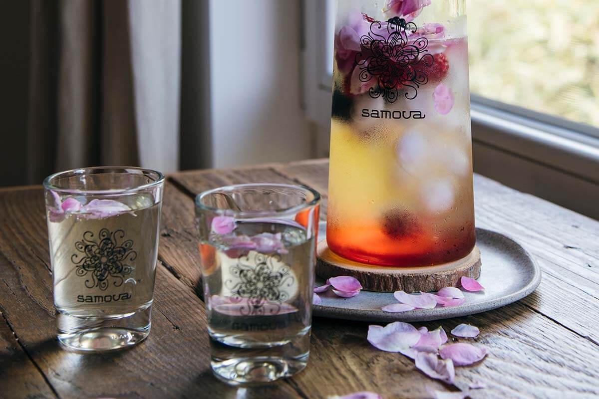 Berry-Rose-Eistee