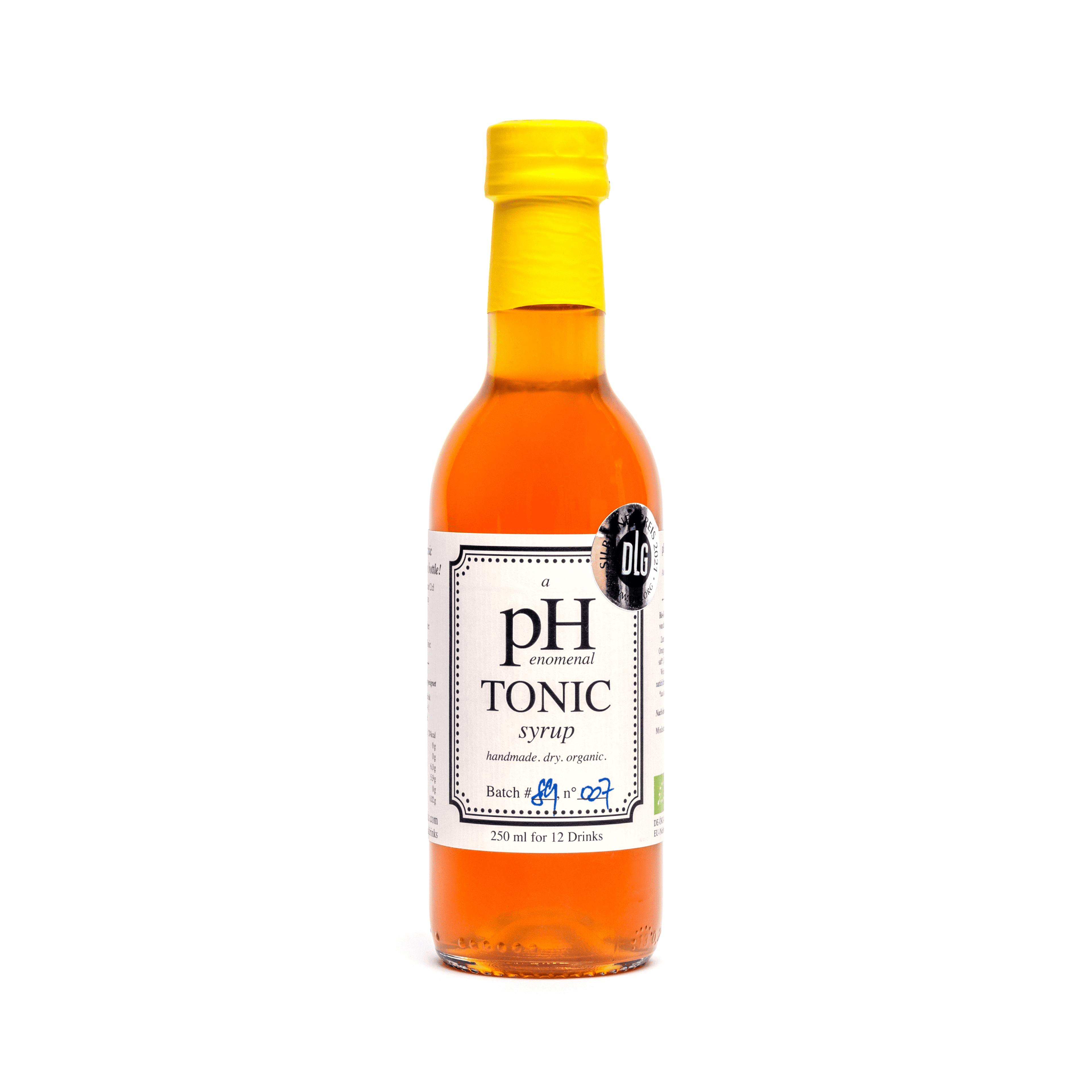 pHenomenal Tonic Syrup BIO in glass bottle